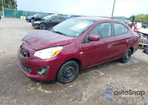 2017 Mitsubishi Mirage G4 Es из США, поврежденный, VIN ML32F3FJ0HH000878